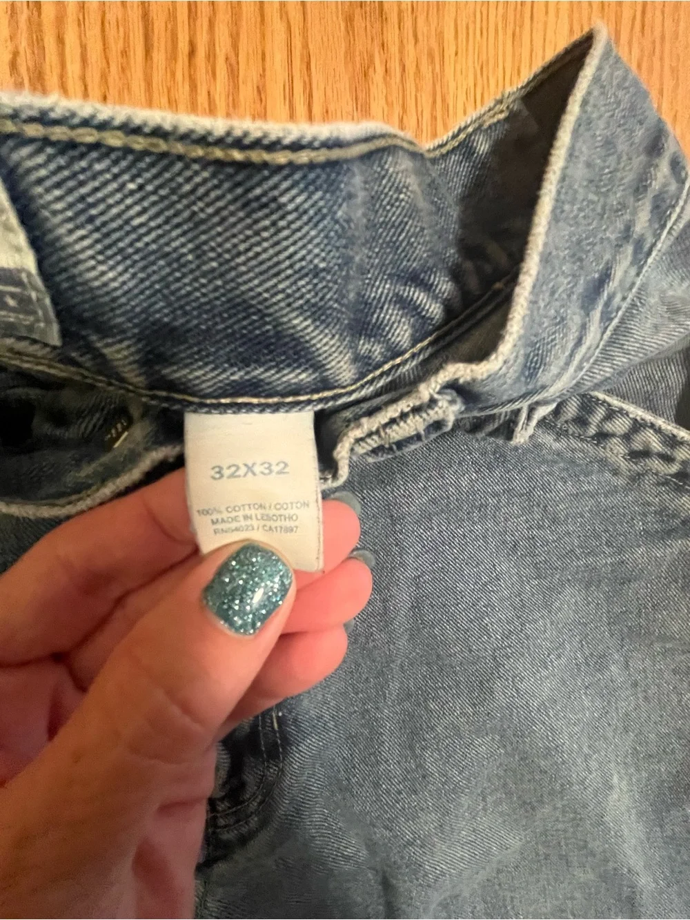 Vintage Old Navy Carpenter Jeans 32x32 Blue Painter's Straight Baggy Y2K 1990s